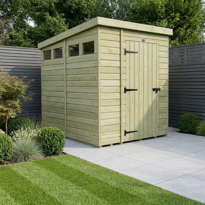 6 x 8 Security Pent Shed - view 2