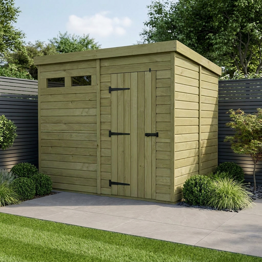 8 x 8 Security Pent Shed - view 2