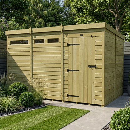 13 x 8 Security Pent Shed - view 2