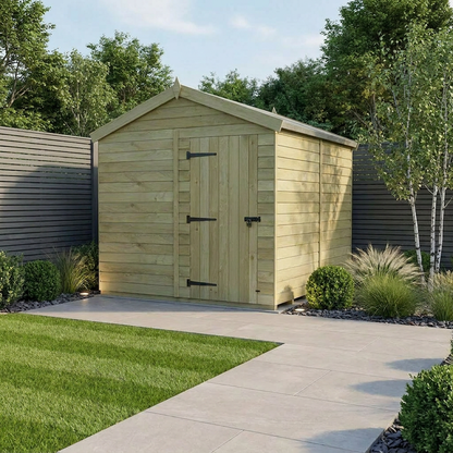 8 x 8 Apex Shed (Single Door, No Windows) - Apex Shed