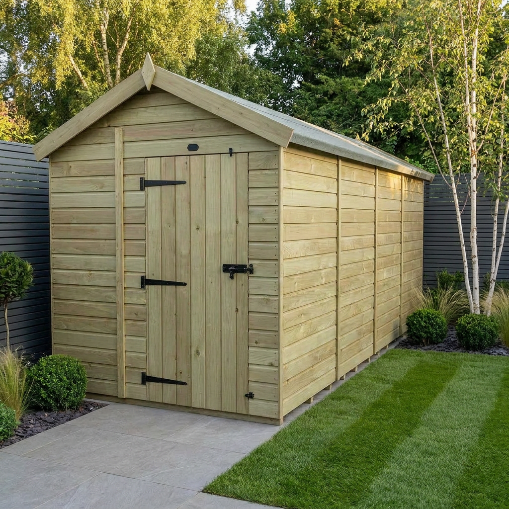 7 x 19 Apex Shed (Single Door, No Windows) - Apex Shed