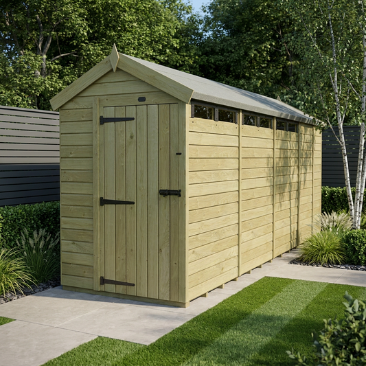 5 x 17 Apex Security Shed - view 2