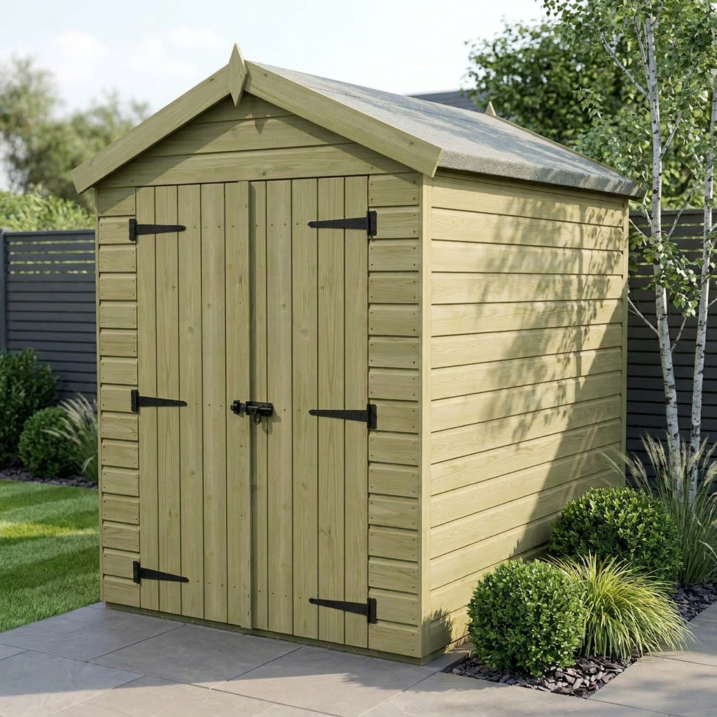 4 x 5 Apex Shed (Double Door, No Windows) - Apex Shed