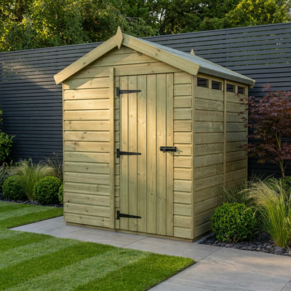 8 x 8 Apex Security Shed - view 2