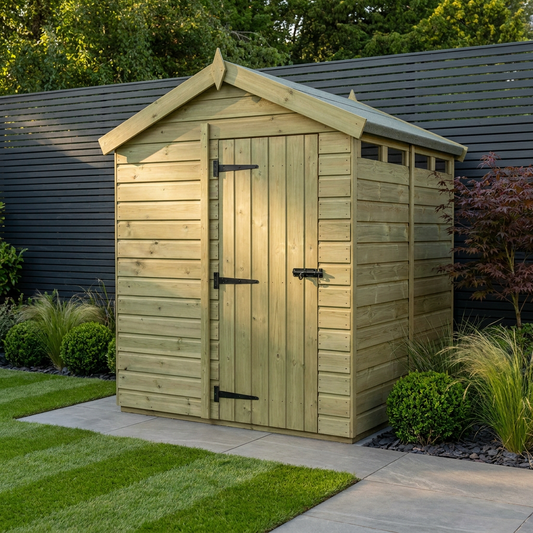 8 x 8 Apex Security Shed - view 2