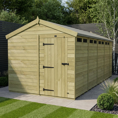 8 x 18 Apex Security Shed - view 2