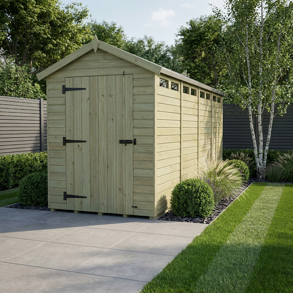 4 x 19 Apex Security Shed - view 2