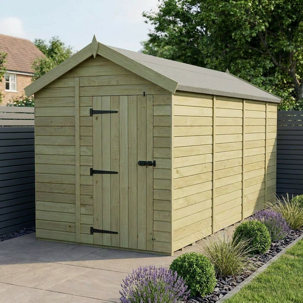 6 x 15 Apex Shed (Single Door, No Windows) - Apex Shed