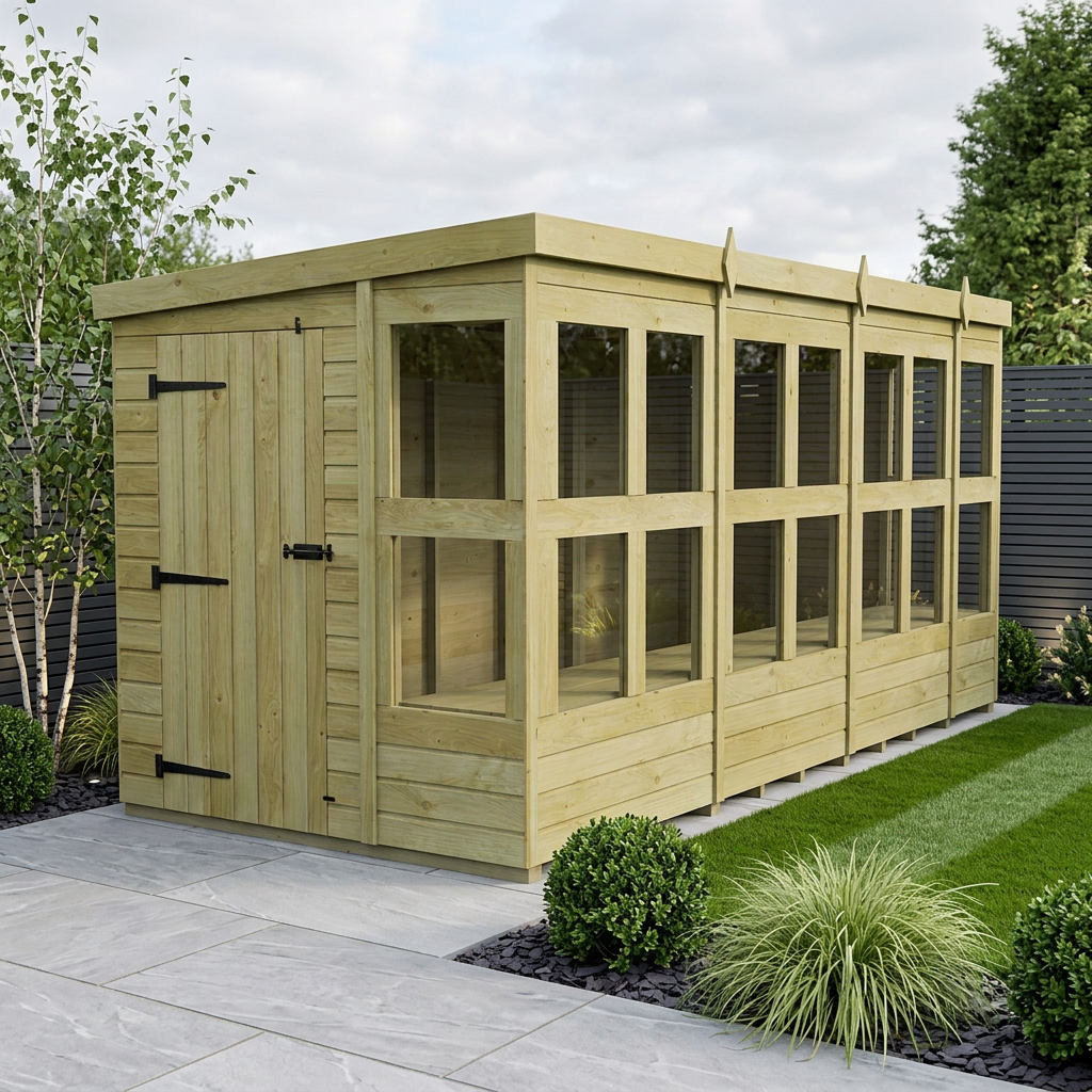 6 x 14 Pent Potting Shed - Pent Potting Shed