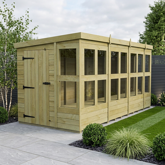 6 x 14 Pent Potting Shed - Pent Potting Shed