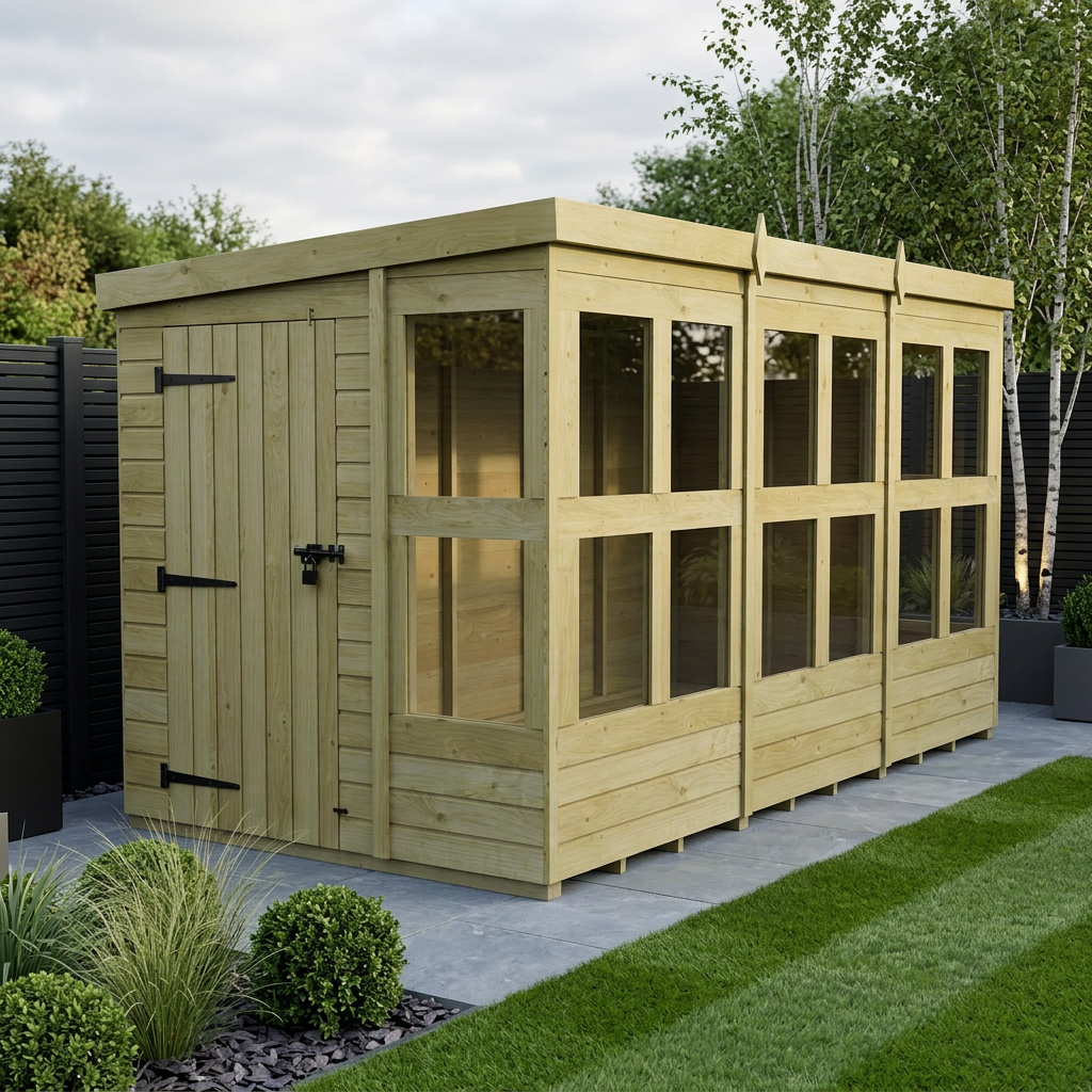 6 x 12 Pent Potting Shed - Pent Potting Shed