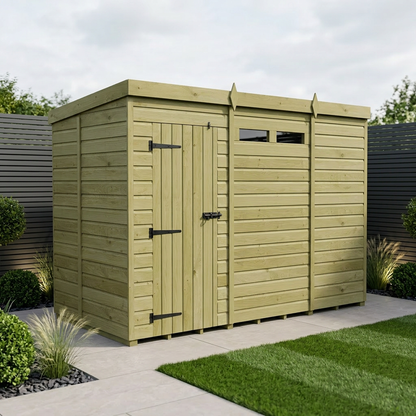 11 x 5 Security Pent Shed - Security Pent Shed