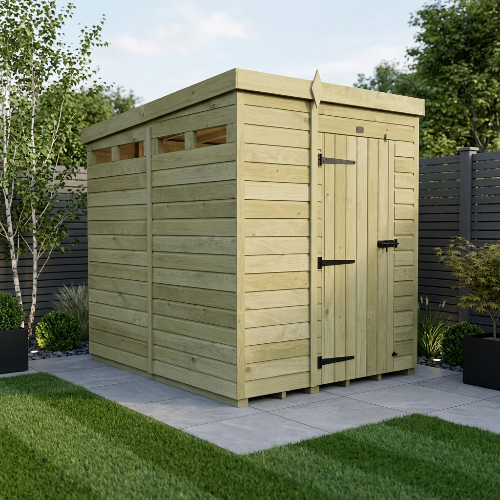 5 x 8 Security Pent Shed - Security Pent Shed