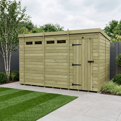 15 x 8 Security Pent Shed - Security Pent Shed