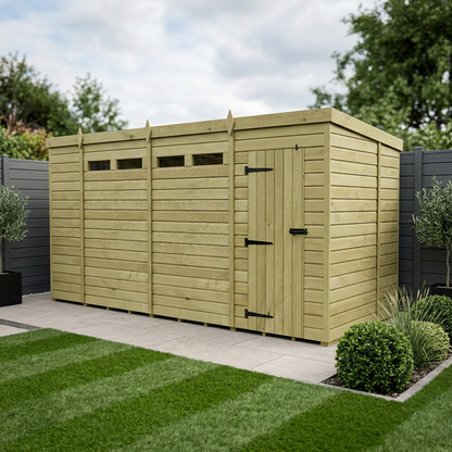 14 x 5 Security Pent Shed - Security Pent Shed
