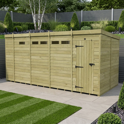 17 x 8 Security Pent Shed - Security Pent Shed