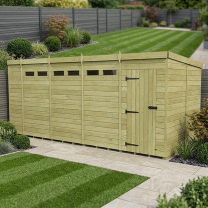 19 x 8 Security Pent Shed - Security Pent Shed