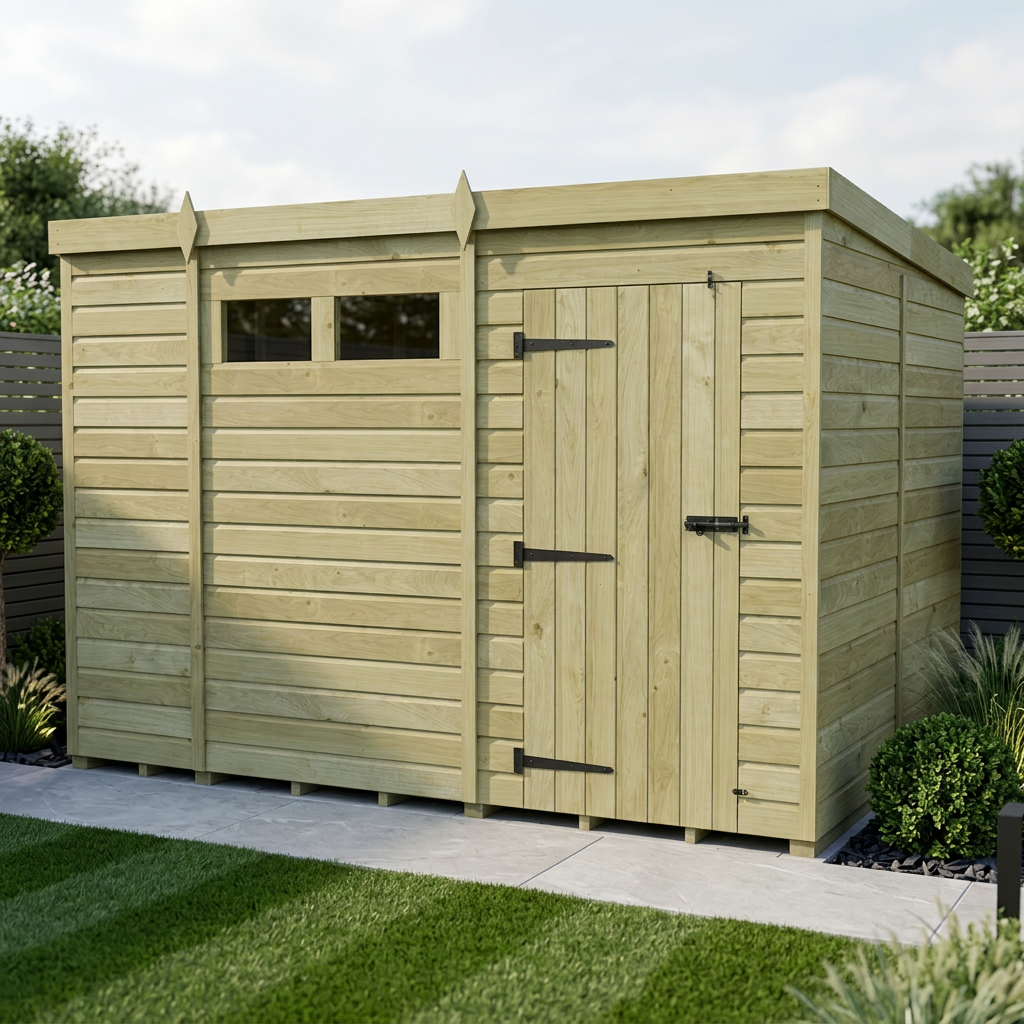 11 x 8 Security Pent Shed - Security Pent Shed