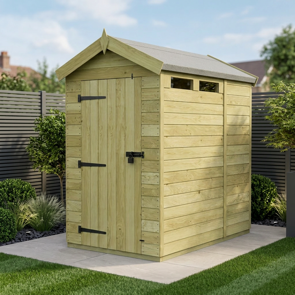6 x 4 Apex Security Shed - Security Apex Shed