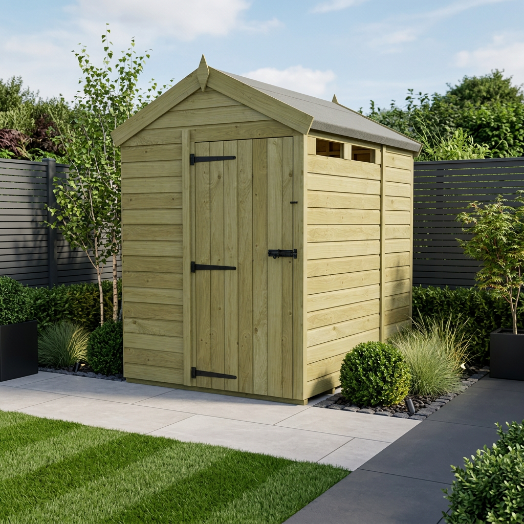 6 x 5 Apex Security Shed - Security Apex Shed