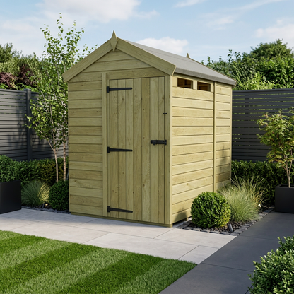 6 x 5 Apex Security Shed - Security Apex Shed