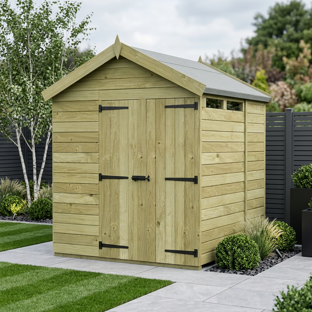 7 x 7 Apex Security Shed - Security Apex Shed