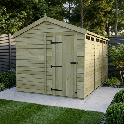 8 x 13 Apex Security Shed - Security Apex Shed