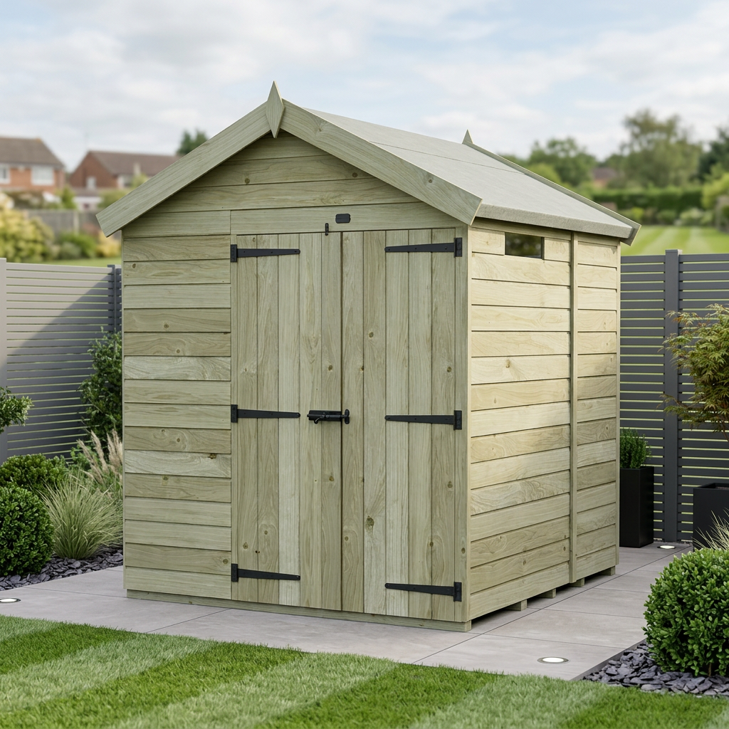 5 x 7 Apex Security Shed - Security Apex Shed