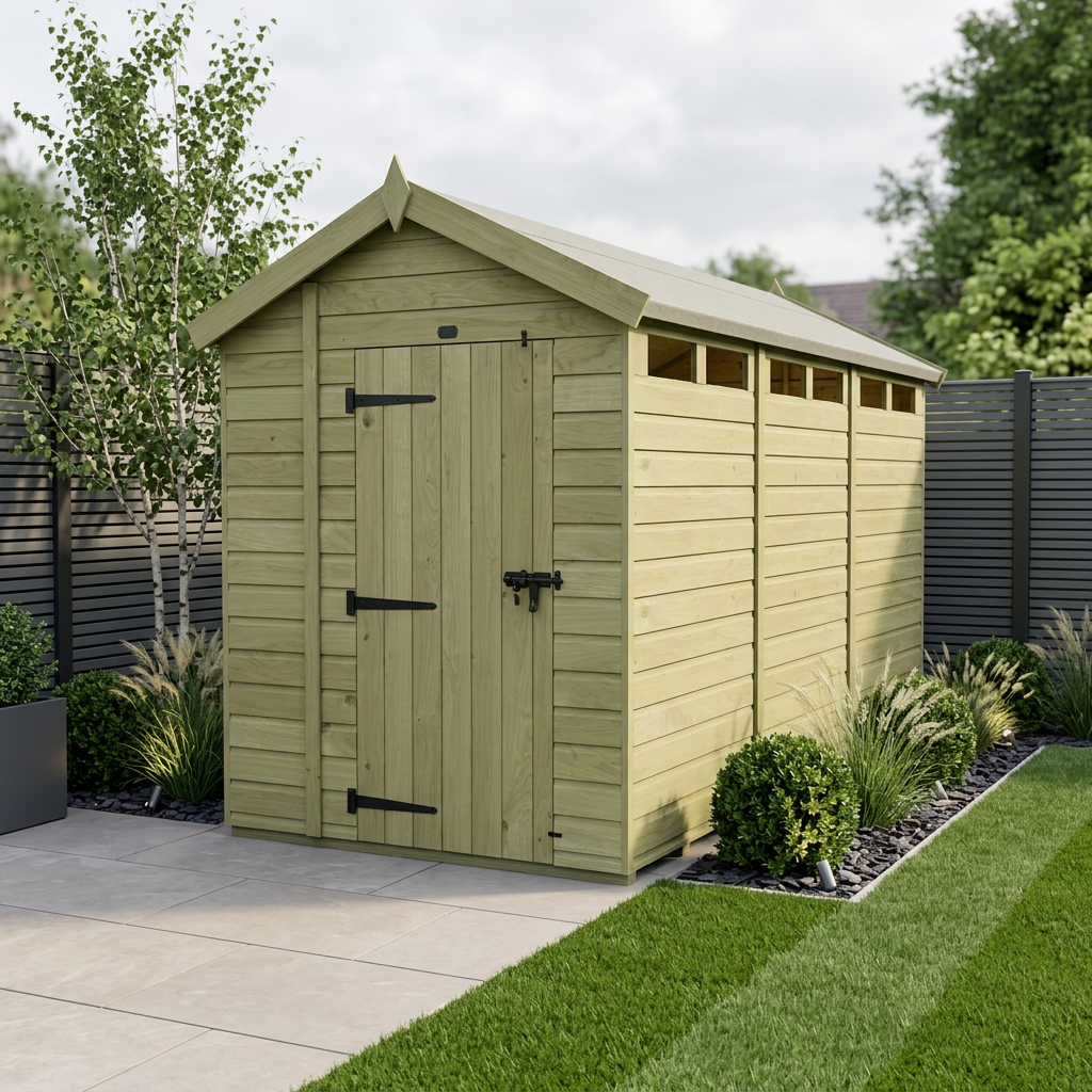 6 x 14 Apex Security Shed - Security Apex Shed