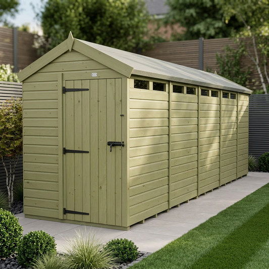 5 x 19 Apex Security Shed - Security Apex Shed