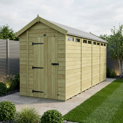 6 x 20 Apex Security Shed - Security Apex Shed