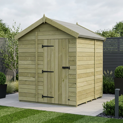 6 x 6 Apex Shed (Single Door, No Windows) - Apex Shed