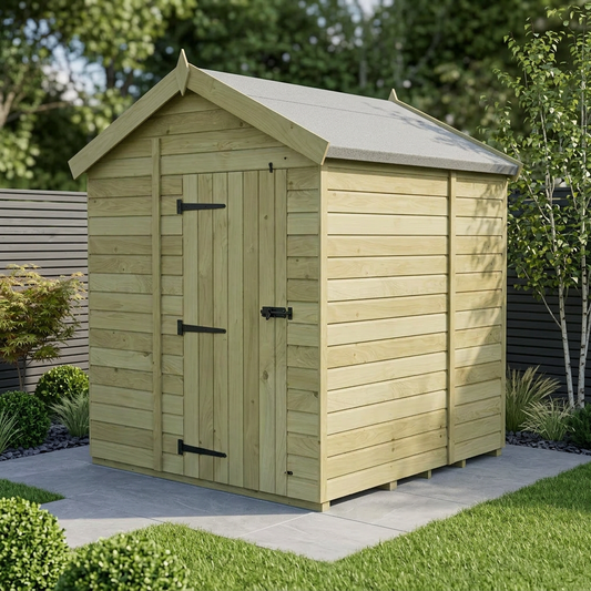 7 x 7 Apex Shed (Single Door, No Windows) - Apex Shed