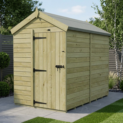5 x 8 Apex Shed (Single Door, No Windows) - Apex Shed