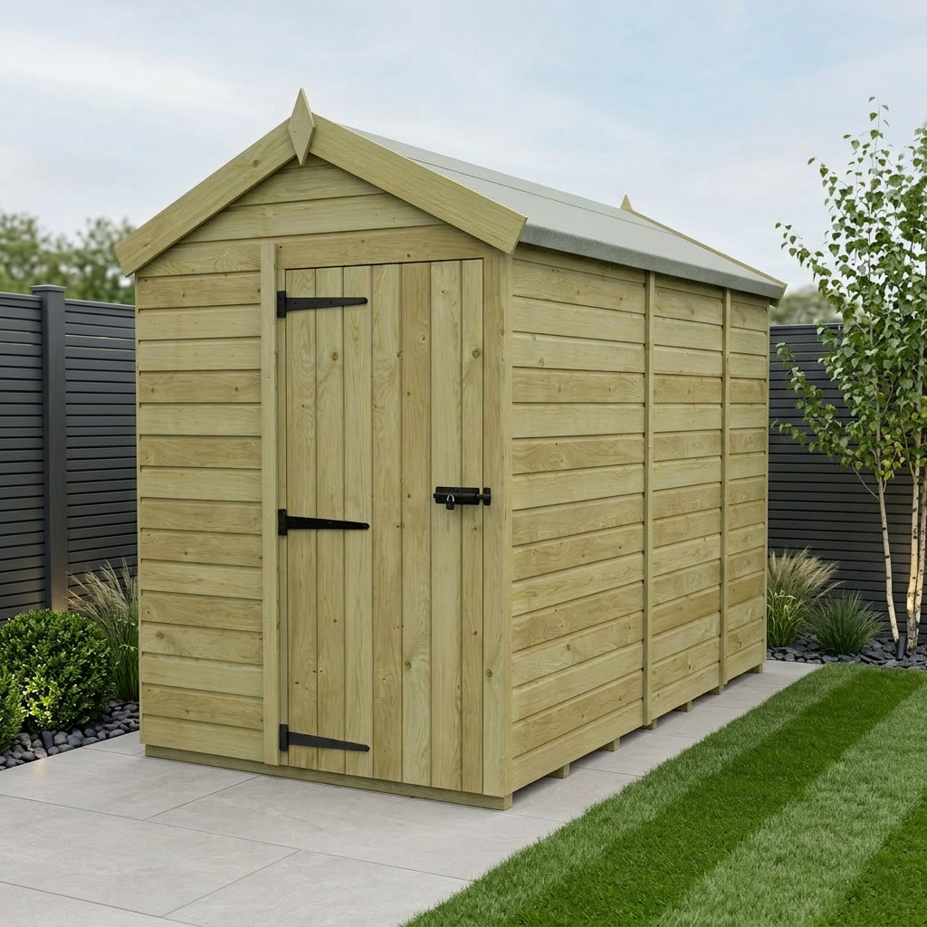 5 x 9 Apex Shed (Single Door, No Windows) - Apex Shed