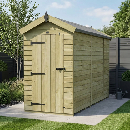 4 x 10 Apex Shed (Single Door, No Windows) - Apex Shed