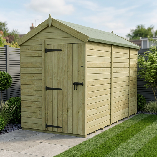 5 x 10 Apex Shed (Single Door, No Windows) - Apex Shed