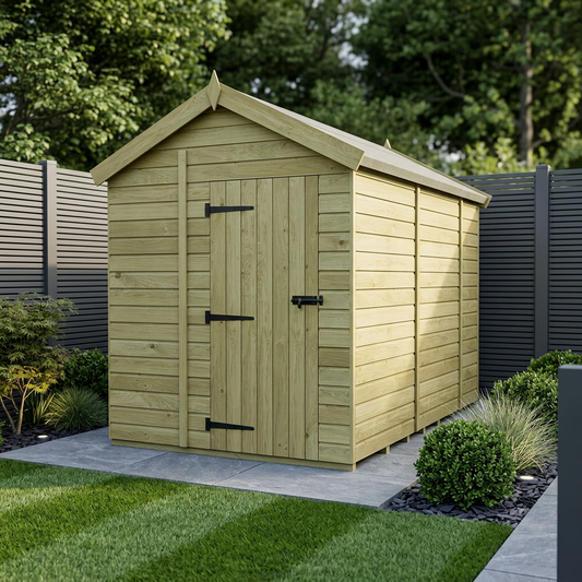 6 x 10 Apex Shed (Single Door, No Windows) - Apex Shed