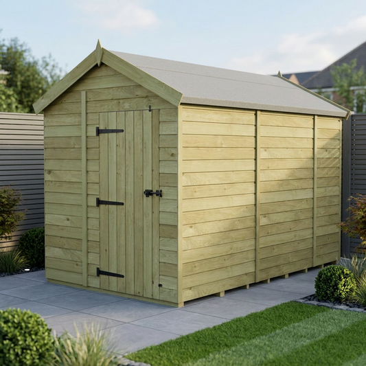 7 x 9 Apex Shed (Single Door, No Windows) - Apex Shed