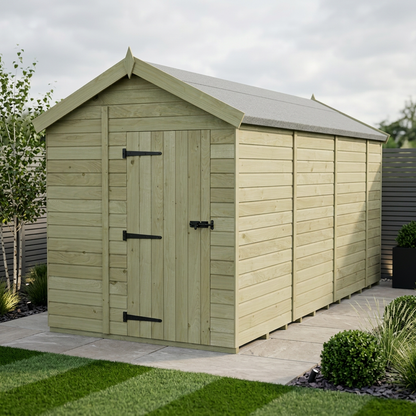 7 x 15 Apex Shed (Single Door, No Windows) - Apex Shed