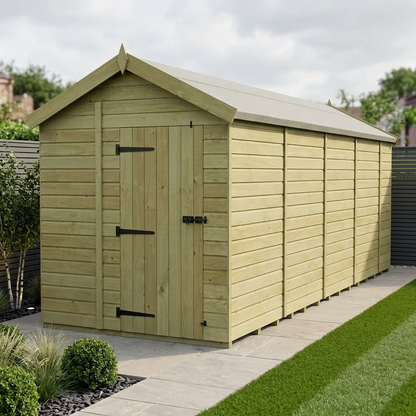 6 x 17 Apex Shed (Single Door, No Windows) - Apex Shed