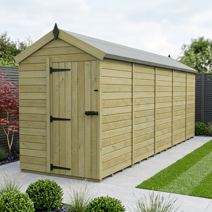 5 x 19 Apex Shed (Single Door, No Windows) - Apex Shed