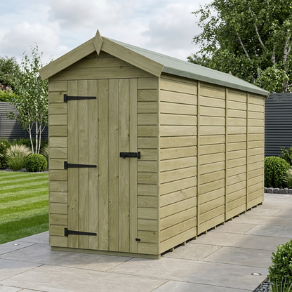 4 x 16 Apex Shed (Single Door, No Windows) - Apex Shed