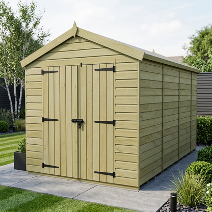 8 x 15 Apex Shed (Double Door, No Windows) - Apex Shed