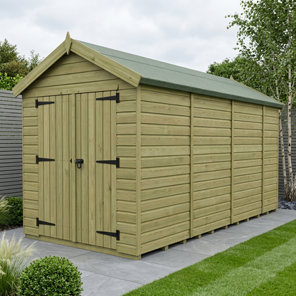 6 x 13 Apex Shed (Double Door, No Windows) - Apex Shed