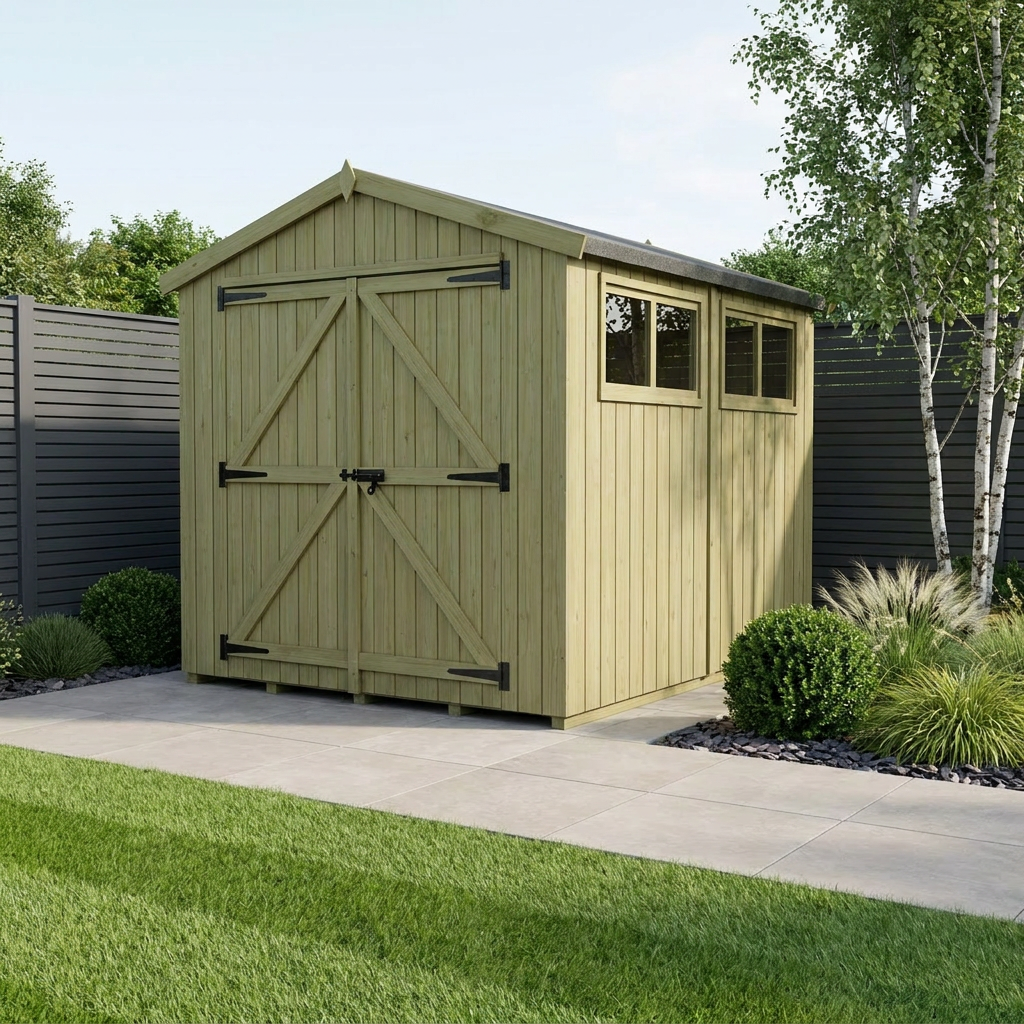 8 x 10 Security Pent Shed - view 4