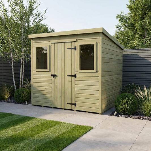 9 x 10 Security Pent Shed - view 2