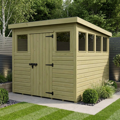 11 x 9 Security Pent Shed - view 3