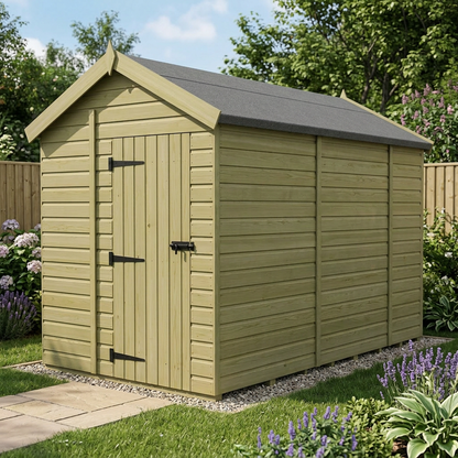 6 x 9 Apex Shed (Double Door, No Windows) - view 5