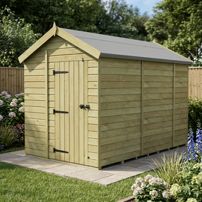 7 x 9 Apex Shed (Single Door, No Windows) - view 4